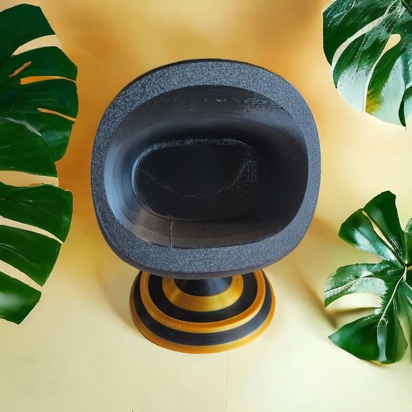 Space Age Mid Century Modern Space Chair Planter Retro Inspired Home Decor Black - Picture 5 of 9